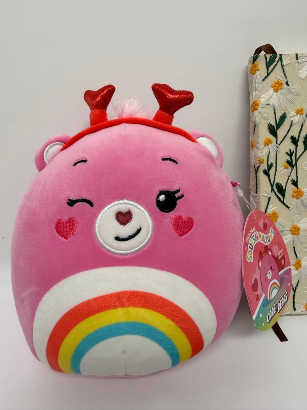 New Squishmallows Cheer Bear Pink Collectible Soft .